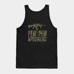 Pew Pew Specialist Airsoft/Paintball Tank Top